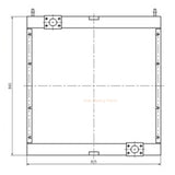 Refroidisseur d'huile hydraulique 14518579 14514243 pour Volvo Excavator EC360B EC330B EC460B
