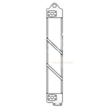 油圧オイルクーラー 1W-0220 1W0220 キャタピラー CAT 955L ホイールローダーに適合