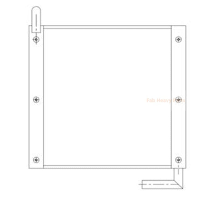 Hydraulic Oil Cooler 2452U415S13 for Kobelco Excavator SK60