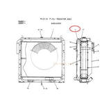 Hydraulic Oil Cooler 2452U433S11 for Kobelco SK400 SK400LC Excavator