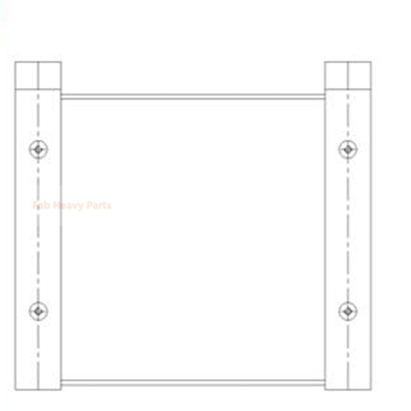 Hydraulic Oil Cooler 4335611 for Hitachi EX1100-3 EX1200-5 EX1800-3 EX3500-3 EX5500-5 EX5500 EX1900-5 EX2500-5 EX2500 EX3500-2