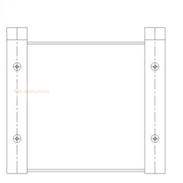 Hydraulic Oil Cooler 4335611 for Hitachi EX1100-3 EX1200-5 EX1800-3 EX3500-3 EX5500-5 EX5500 EX1900-5 EX2500-5 EX2500 EX3500-2