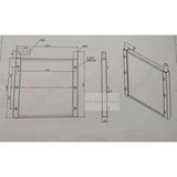 Hydraulic Oil Cooler 4340759 for Hitachi Excavator EX75UR EX75UR-3 EX75URLC-3