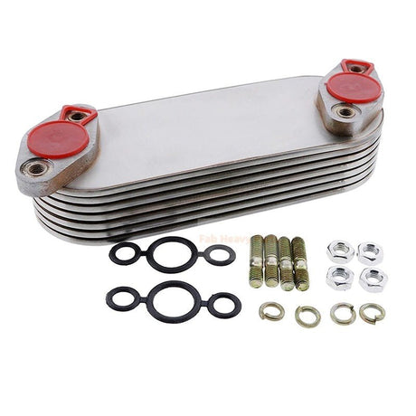 Oil Cooler 6668517 for Perkins Engine 1004 - 40T Aftermarket Replacement For Bobcat Skid Steer Loader 963 - Fab Heavy Parts
