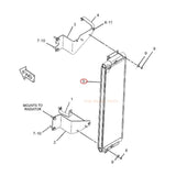 Hydrauliöljyn jäähdyttimen ydin 234-8945 2348945 Sopii Caterpillar CAT -moottoriin 3408E 3406C Traktori 631G 637G D8R D9N