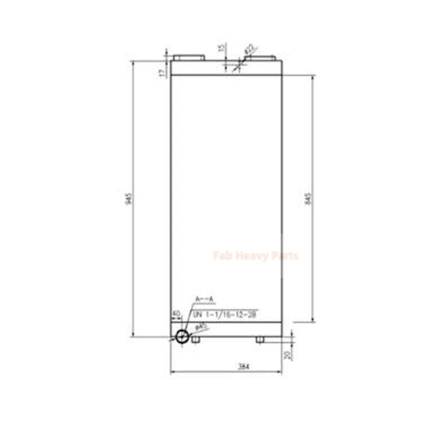 Hydraulic Oil Cooler Fits for Caterpillar CAT 966G-2 E325C