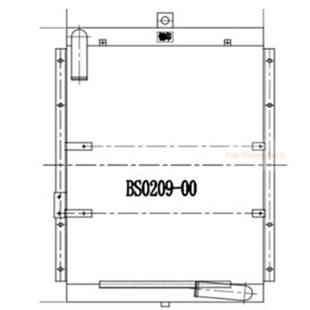 Hydraulic Oil Cooler for Hyundai Excavator R190-5