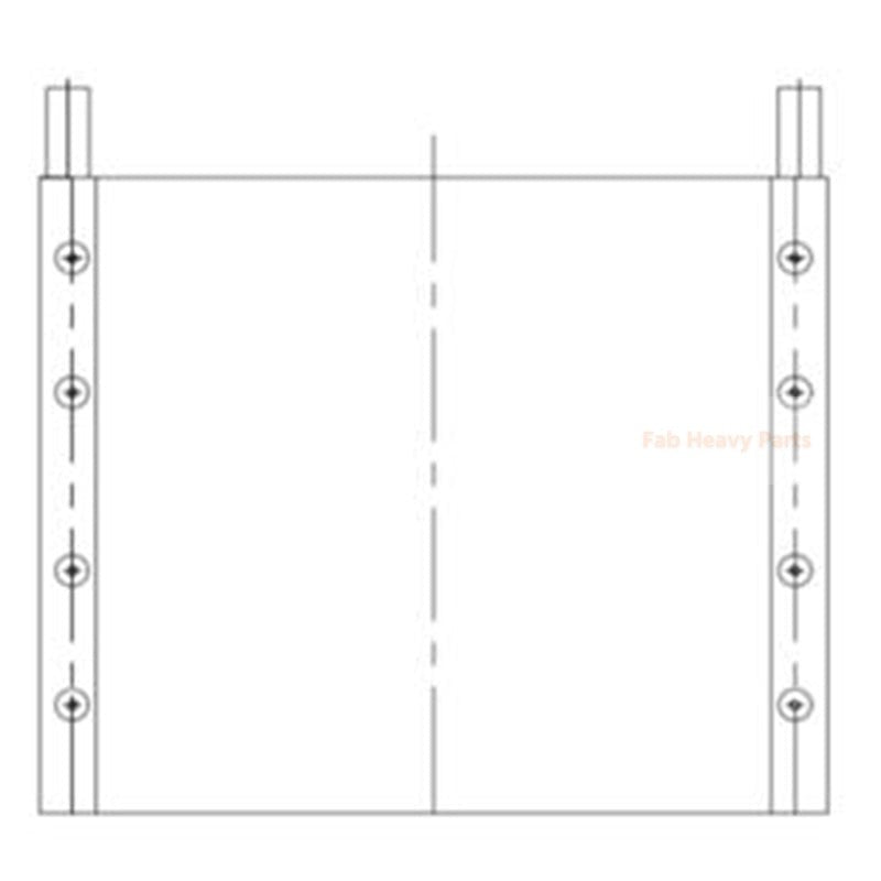 Hydraulic Oil Cooler for Kobelco SK220 Excavator