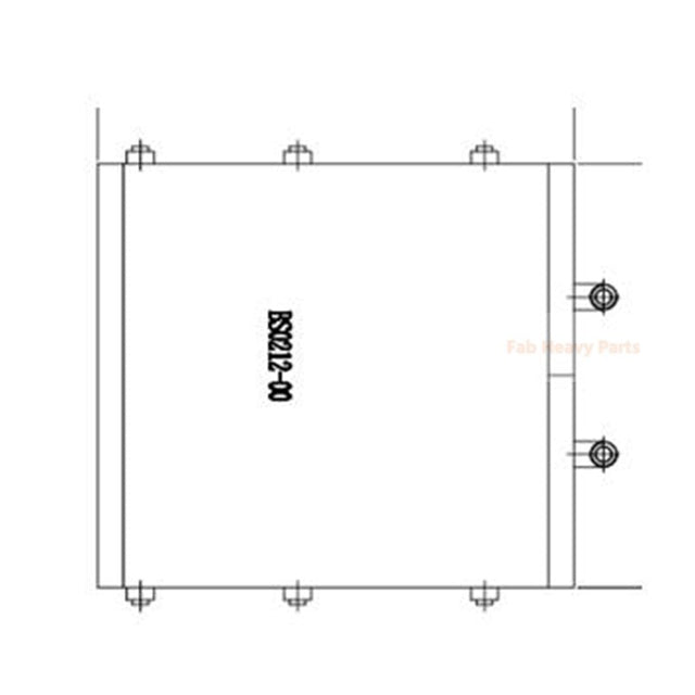 Hydraulic Oil Cooler for Kobelco SK60C SK120-5 Excavator