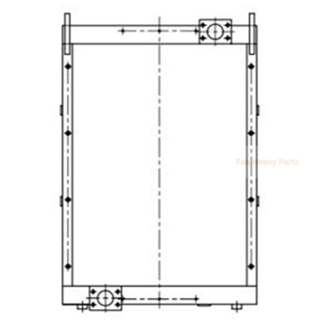 Hydraulic Oil Cooler for Volvo Excavator EC380D