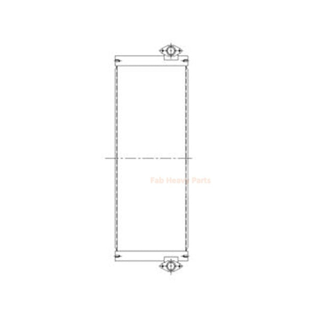 Hydraulic Oil Cooler LQ05P00041S006 for Kobelco SK250-8 Excavator
