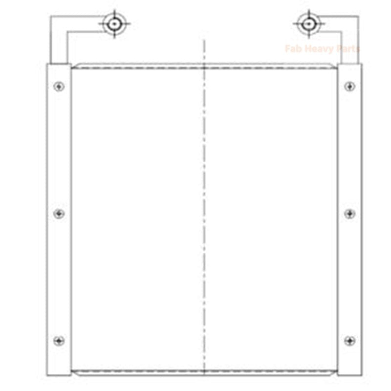 Hydraulic Oil Cooler YX05P00001S012 for Kobelco Excavator SK135SRLC SK115SRDZ SK135SRL