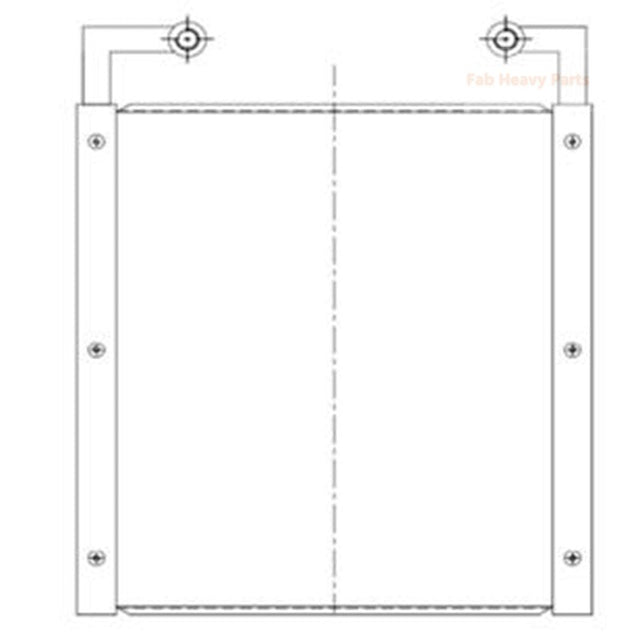 Hydraulic Oil Cooler YX05P00001S012 for Kobelco Excavator SK135SRLC SK115SRDZ SK135SRL