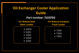 Oil Exchanger Cooler 7103750 Aftermarket Replacement For Bobcat Loader A300 S220 S250 S300 S330 T250 T300 T320 - Fab Heavy Parts