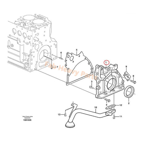 Oil Pump 04258673 for Volvo Deutz Engine BF6M2012C - Fab Heavy Parts