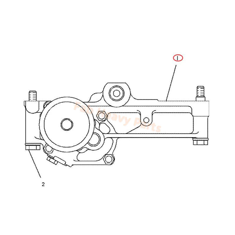 Oil Pump 119 - 2924 1192924 Fits for Caterpillar CAT Engine 3116 3126 Excavator 320 L 320B 322 322B 325 325B E240C - Fab Heavy Parts