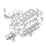 Oil Pump 15471 - 3501 - 0 for Hyundai Loader HSL600 - Fab Heavy Parts