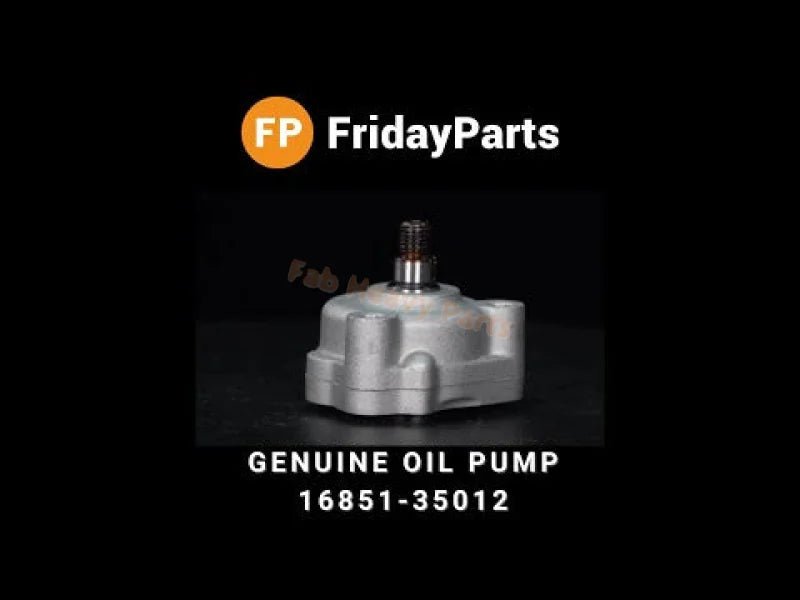 Oil Pump 16851 - 35012 for Kubota Engine D722 D782 D902 DF752 DF972 DG972 WG750 WG752 WG972 Z402 Z482 Z602 - Fab Heavy Parts