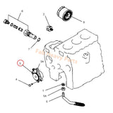 Oljepumpe 199-2233 1992233 for Mitsubishi Engine S3L2 Passer til Caterpillar CAT gravemaskin 302.5C 303 304