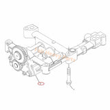 Oil Pump 225 - 8329 2258329 Fits for Caterpillar CAT Engine C4.4 Excavator 312D2 315C 318D2 L M313C M315C M317D2 Backhoe 414E 428D 432E 450E - Fab Heavy Parts