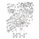 Oil Pump 293177A1 Fits for Case Tractor c100 c70 c80 c90 cx100 cx70 cx80 cx90 mx100c mx80c mx90c