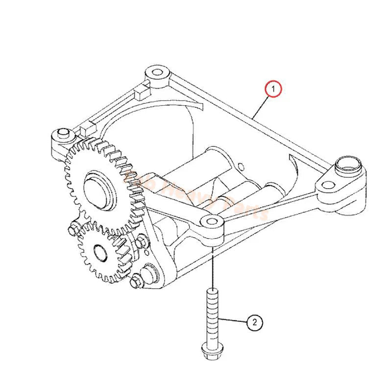 Oil Pump 4200454 420 - 0454 Fits for Caterpillar CAT Engine C6.6 C7.1 Excavator M316D M318D M322D - Fab Heavy Parts