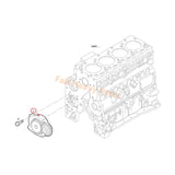 Oil Pump 4897480 Fits for CASE Windrower WDX1002S WDX1202 WDX1202S Loader 430 440 - Fab Heavy Parts
