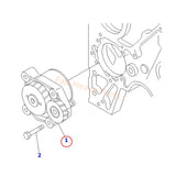 オイルポンプ6742015525 6742015201 KOMATSU ENGINE 6D114 S6D114E-1-GD S6D114E-1-KB掘削機PC300に適合