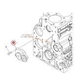 Bomba de aceite 6754-51-1100 compatible con motor Komatsu 6D107 SAA6D107E-1B SAA6D107E-1E Excavadora PW180-7E0 PW220-7E0