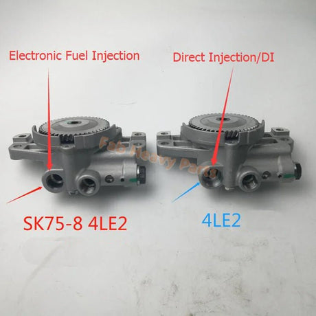 Oil Pump 8 - 98095768 - 3 for Isuzu 4LE2 Engine Kobelco SK75 - 8 Excavator Electronic Fuel Injection - Fab Heavy Parts
