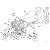Öljypumpun roottori 1J050-35070 Kubota-moottorille V1505 D905 D1005 D1105 Kaivinkone KX71-3S U25S U27-4