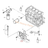Oil Pump VOE11715526 for Volvo Wheel Loader L30 L30B L32 L32B L35 L35B ZL502C - Fab Heavy Parts