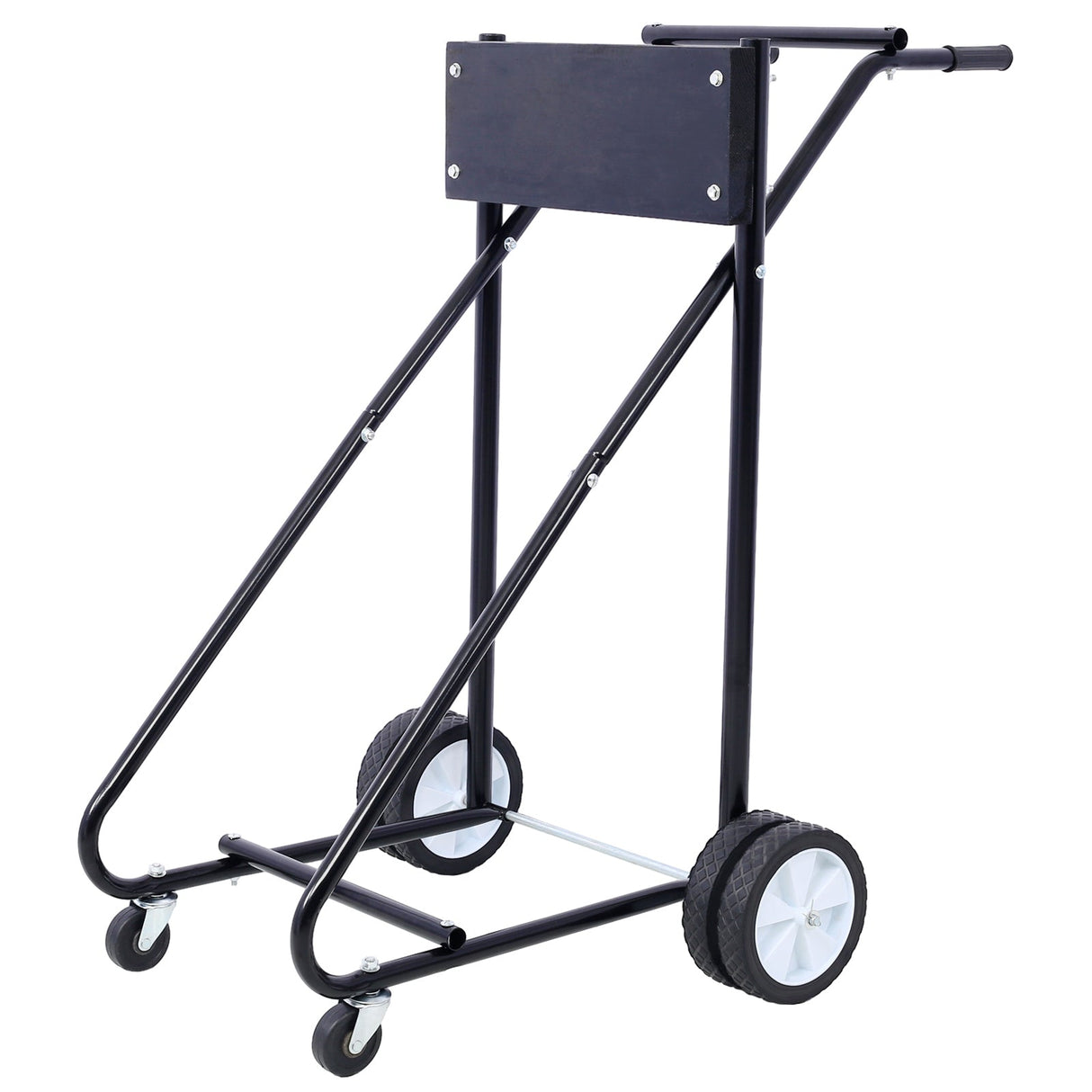 Outboard Boat Motor Stand Engine Carrier Cart Dolly for Storage 315lbs Weight Capacity w/Wheels Black - Fab Heavy Parts