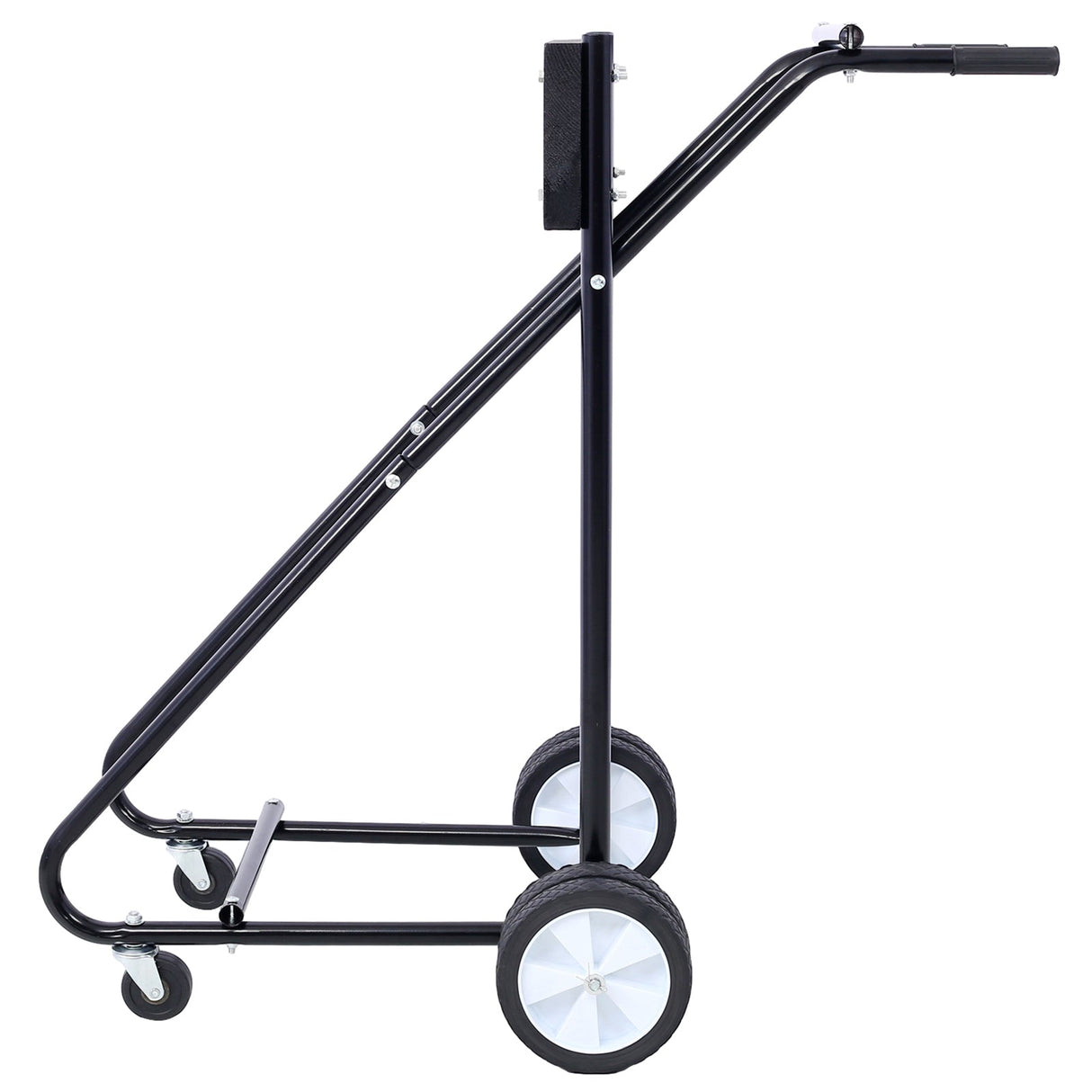 Outboard Boat Motor Stand Engine Carrier Cart Dolly for Storage 315lbs Weight Capacity w/Wheels Black - Fab Heavy Parts