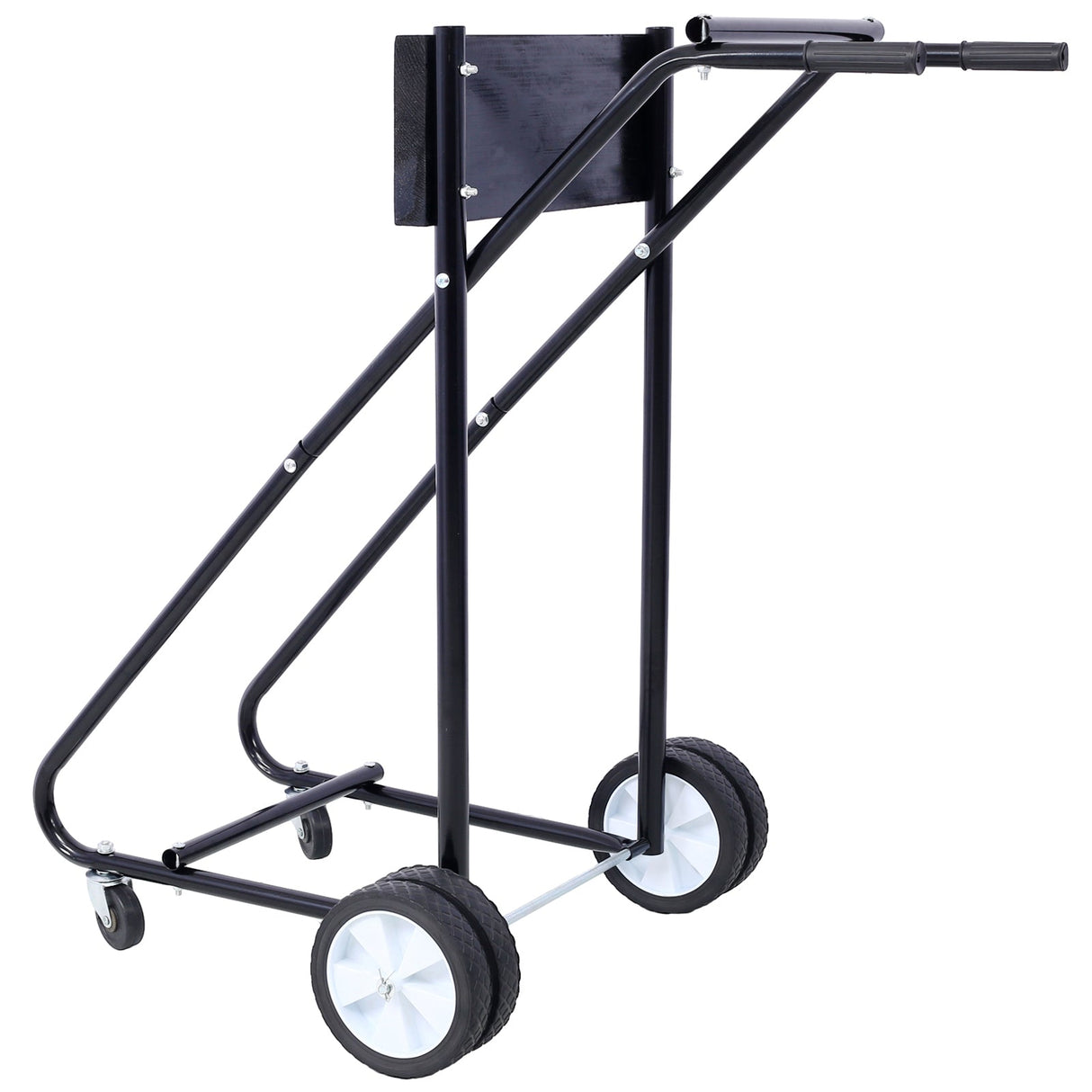 Outboard Boat Motor Stand Engine Carrier Cart Dolly for Storage 315lbs Weight Capacity w/Wheels Black - Fab Heavy Parts
