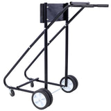 Outboard Boat Motor Stand Engine Carrier Cart Dolly for Storage 315lbs Weight Capacity w/Wheels Black - Fab Heavy Parts