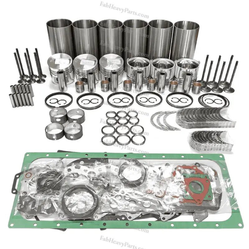 Overhaul Kit for Mitsubishi 6D24T Sumitomo Crane SC1200 SC1000 - 2S SC800HD - 3 SC900 - 3 - Fab Heavy Parts