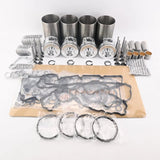 Overhaul Rebuild Kit Fits Doosan D24 D24NAP Engine Aftermarket Replacement For Bobcat Loader S650 T595 S630 T630 T650 S595 with Standard Bearings Final clearance - Fab Heavy Parts