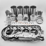 Overhaul Rebuild Kit for Isuzu 4JG2 4JG2T Engine TCM Fits Komatsu Hyster Forklift Truck - Fab Heavy Parts