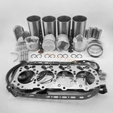 Overhaul Rebuild Kit for Isuzu 4JG2 4JG2T Engine TCM Fits Komatsu Hyster Forklift Truck - Fab Heavy Parts