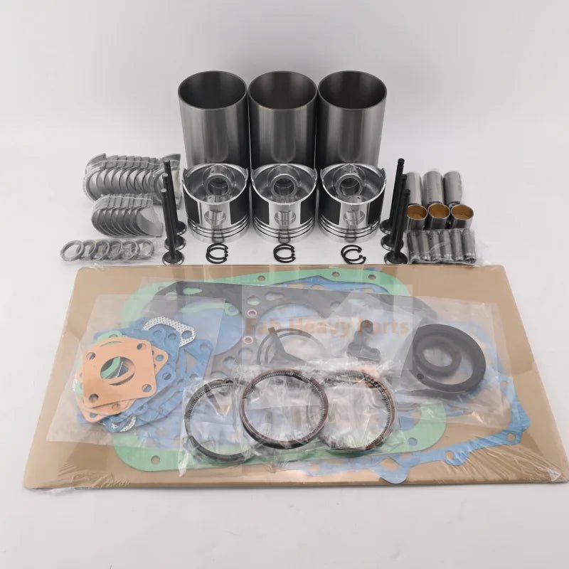 Overhaul Rebuild Kit for Mitsubishi K3M Cub Cadet Compacttractor 7530 7532 - Fab Heavy Parts
