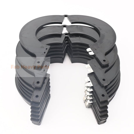 Pack of 12 Bucket Pin Shim Kit 45*100*3mm For Excavator Loader Tractor - Fab Heavy Parts