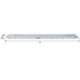 Pack of 2 77" L 960lbs Capacity Loading Ramps with 4pcs Pedal - Silver - Fab Heavy Parts