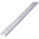 Pack of 2 77" L 960lbs Capacity Loading Ramps with 4pcs Pedal - Silver - Fab Heavy Parts