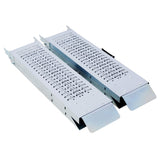 Pack of 2 Loading Ramps Folding 950 lbs Max Size 63'' - Silver - Fab Heavy Parts