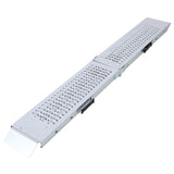 Pack of 2 Loading Ramps Folding 950 lbs Max Size 63'' - Silver - Fab Heavy Parts