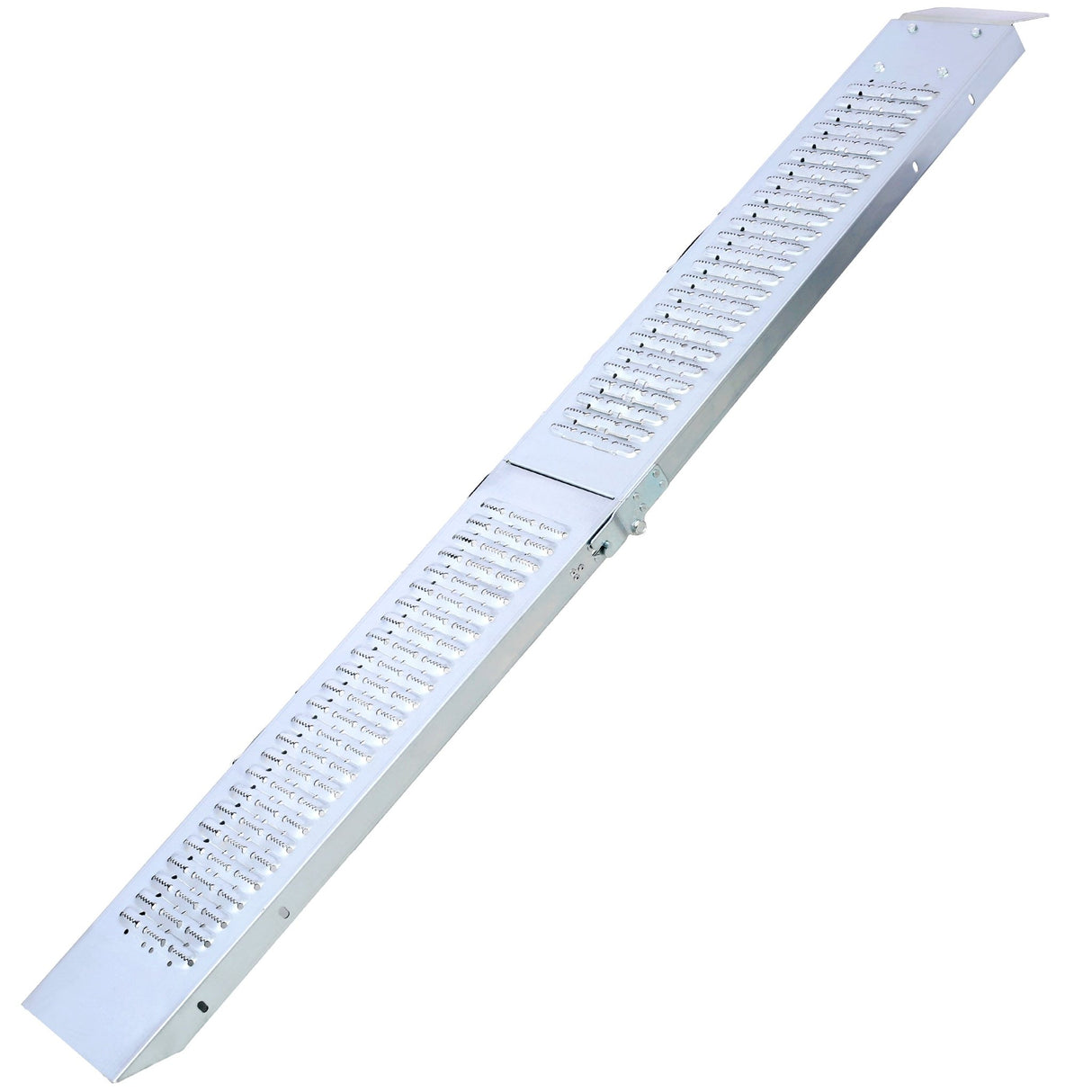 Pack of 2 Loading Ramps Folding 950 lbs Max Size 71'' - Silver - Fab Heavy Parts