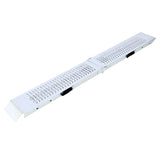 Pack of 2 Loading Ramps Folding 950 lbs Max Size 71'' - Silver - Fab Heavy Parts