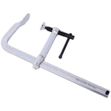 Pack of 4 Bar Clamps Set Drop Forged Steel F Clamps 12 inch x 4 - 3/4 inch Throat - Silver - Fab Heavy Parts