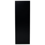 Package Delivery Box 14'' x 11.3'' x 42'' Galvanized Steel Parcel Mailbox w/ Code Lock & Mounting Hardware - Black and White - Fab Heavy Parts